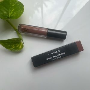 MAC Lipglass - Muted plum-taupe brown (Spite 319)